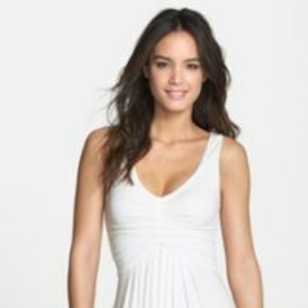 NWT TART Collections 'Tonia' Cloud Dancer White Maxi Dress Sz S - Picture 4 of 4